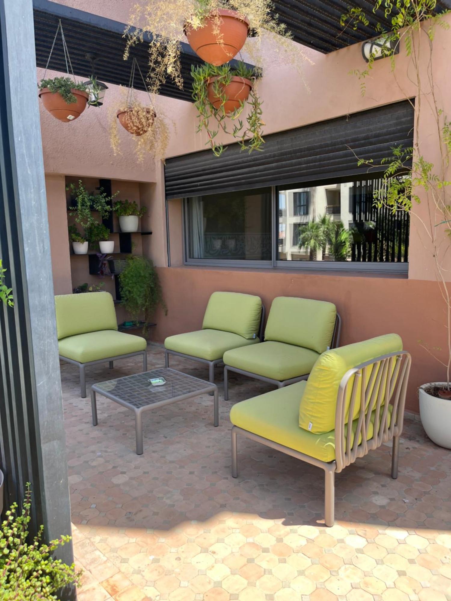 马拉喀什Marrakech M Avenue Terrasse Jardin公寓 外观 照片