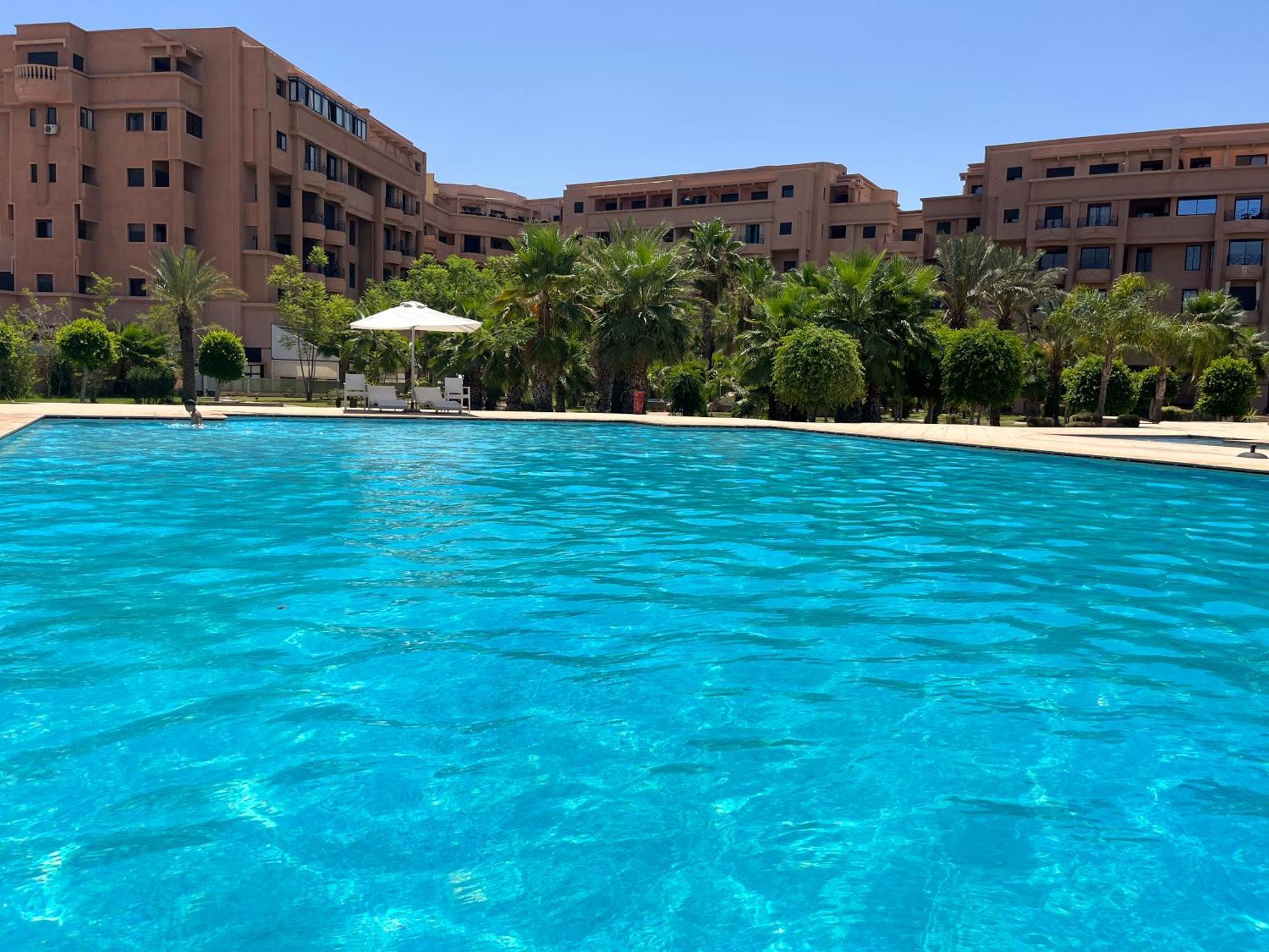 马拉喀什Marrakech M Avenue Terrasse Jardin公寓 外观 照片